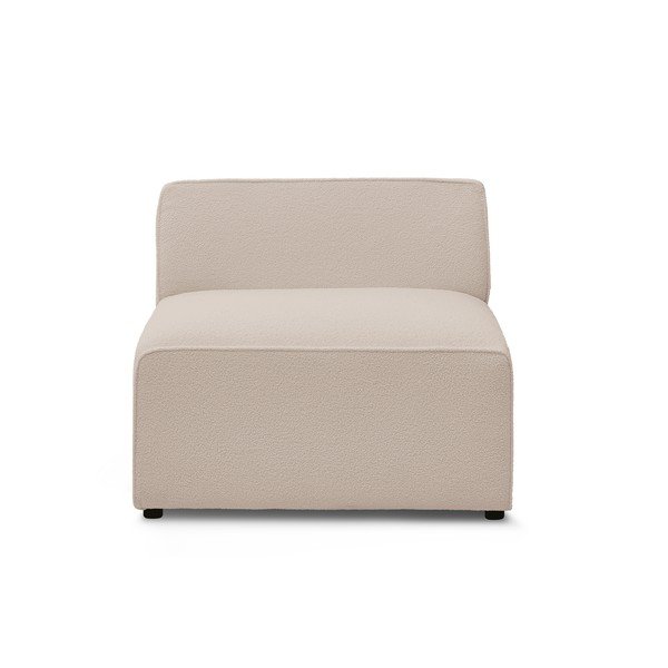 Smėlio spalvos iš boucle modulinė sofos dalis (modulinė) Megeve – Bobochic Paris