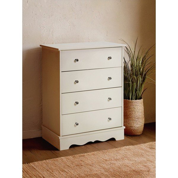 Dramblio kaulo spalvos šoninė spintelė 69x89x42 cm Emily – Premier Housewares-image-3