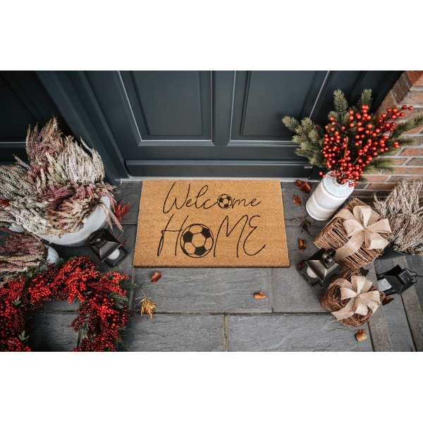 Iš kokoso pluošto grindų kilimėlis 45x75 cm Soccer – Hanse Home-image-1