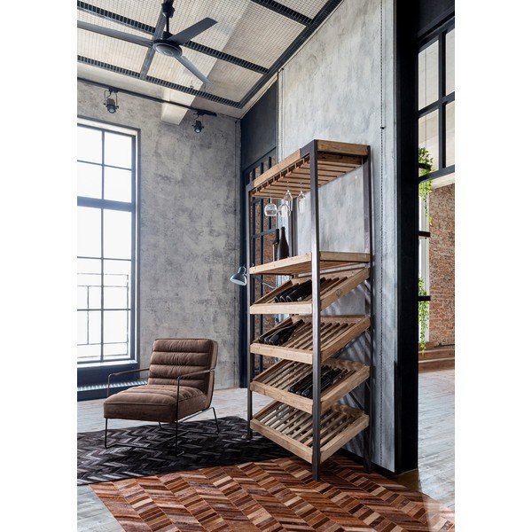 Rudos spalvos krėslas iš dirbtinės odos Brianna – Bizzotto-image-4