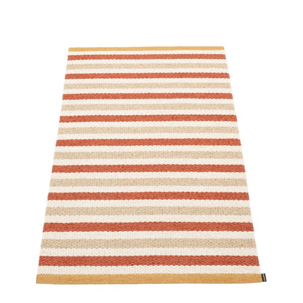 Raudonos plytų spalvos/kreminės spalvos lauko ir vidaus kilimas 70x120 cm Teo Brick – Pappelina