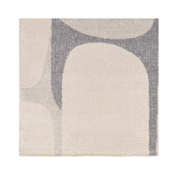 Šviesiai pilkos spalvos/kreminės spalvos kilimas 133x190 cm Porto – Universal-image-2