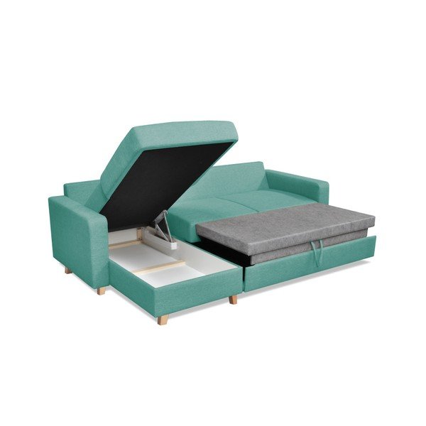Mėtų žalios spalvos sofa lova Cosmopolitan dizainas Nice-image-1
