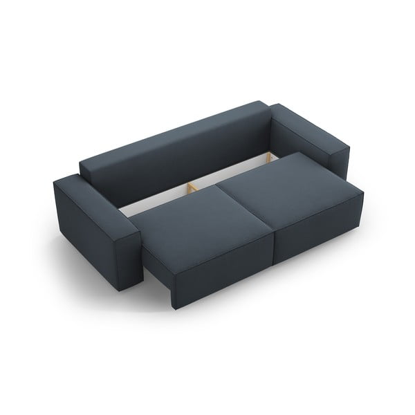Sulankstoma sofa mėlynos spalvos 247 cm Jodie – Micadoni Home-image-3