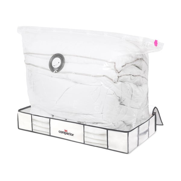 Vakuuminės iš tekstilės/iš plastiko daiktadėžės po lova 2 vnt. 105x45x15,5 cm Life – Compactor-image-2