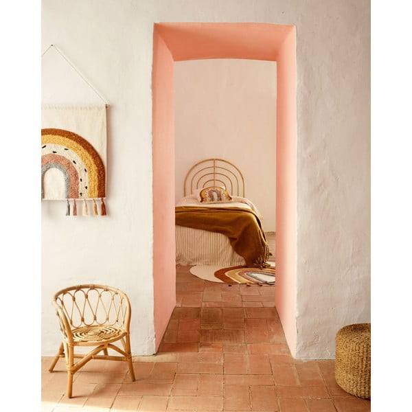 Natūralios spalvos rotango galvūgalis 90x110 cm Sundberg - Kave Home-image-1