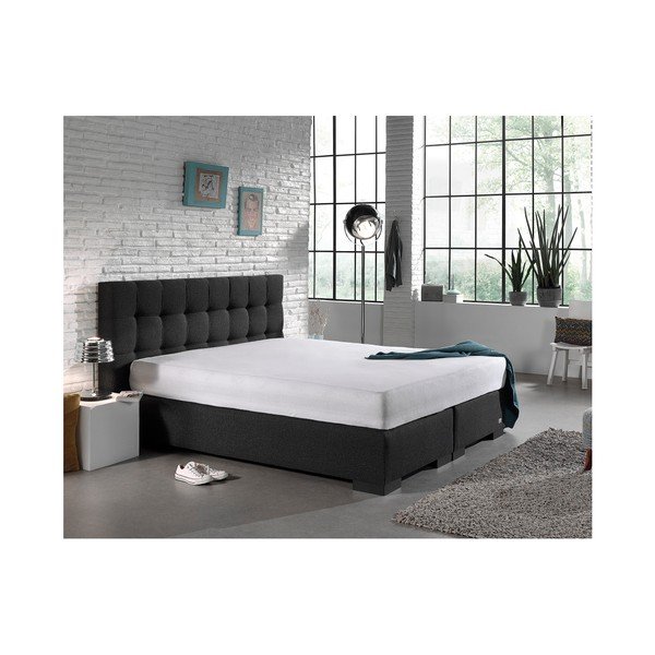 Balta elastinė paklodė Sleeptime Molton, 190/200 x 220/230 cm-image-2