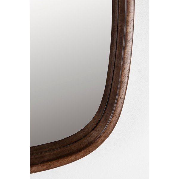 Sieninis veidrodis su medžio masyvo rėmu 50x50 cm Nyko – White Label-image-2