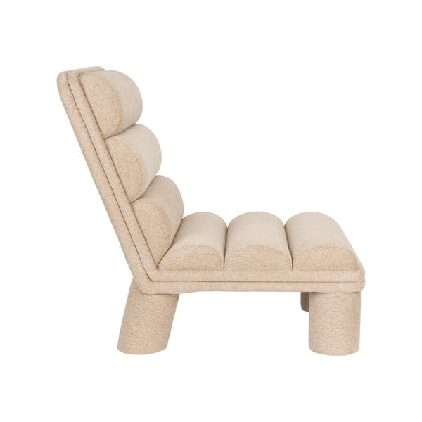 Smėlio spalvos iš boucle krėslas Fern – Dutchbone-image-3