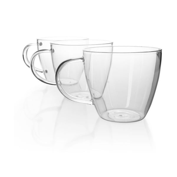 3 stiklinių puodelių rinkinys "Bambum Soho