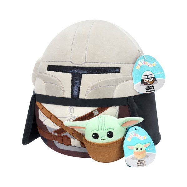 Pliušinis žaislas Mandalorian & Grogu – SQUISHMALLOWS-image-1