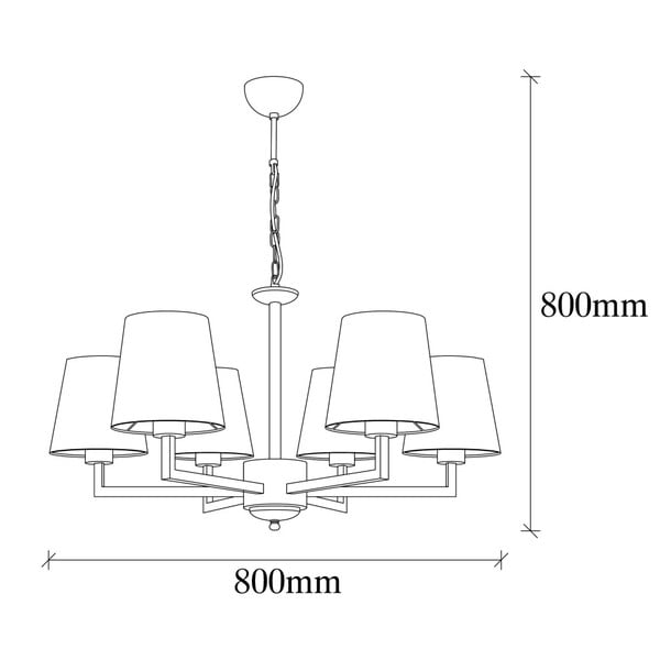 Juodos spalvos kabantis šviestuvas su tekstiliniu gaubtu Profil – Opviq lights-image-2