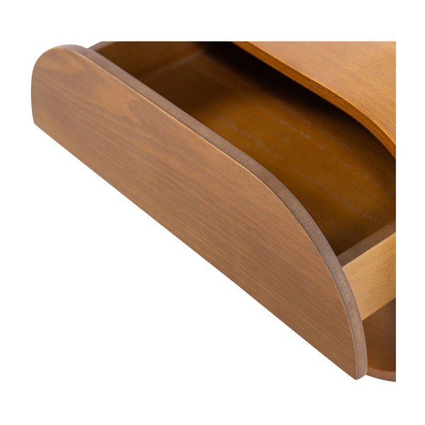 Natūralios spalvos kelių aukštų sieninė lentyna 39 cm Momo – WOOOD-image-4