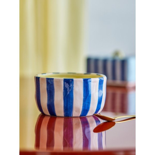 Geltonos spalvos/mėlynos spalvos iš keramikos maži dubenys 4 vnt. 300 ml Phoenix – Bloomingville-image-3