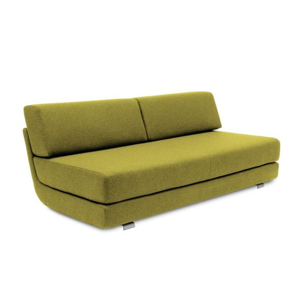 Geltonos spalvos sofa-lova Softline Lounge