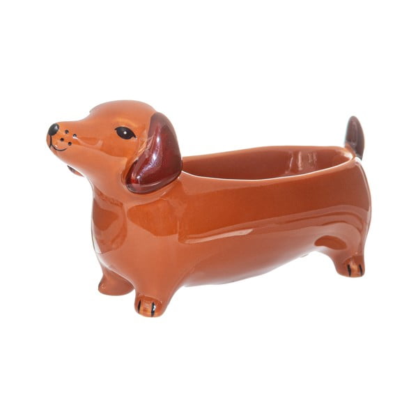 Iš porceliano dekoratyvinis dubuo 5x14 cm Sausage Dog – Sass & Belle