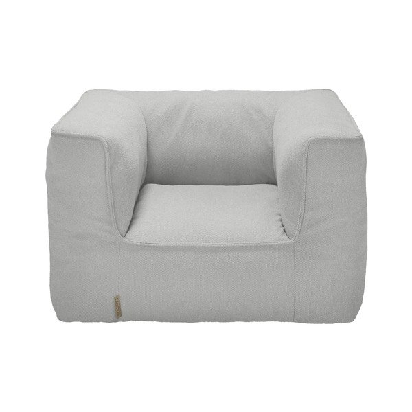 Šviesiai pilkos spalvos paminkštinto audinio sodo krėslas Grow – Blomus-image-1