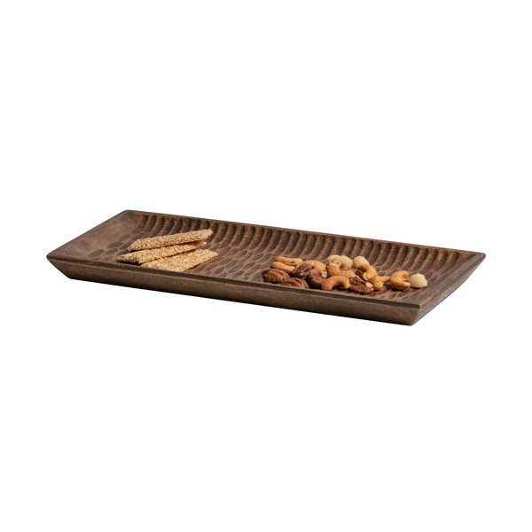 Medinis padėklas WOOOD Devan, 35 x 15 cm-image-1
