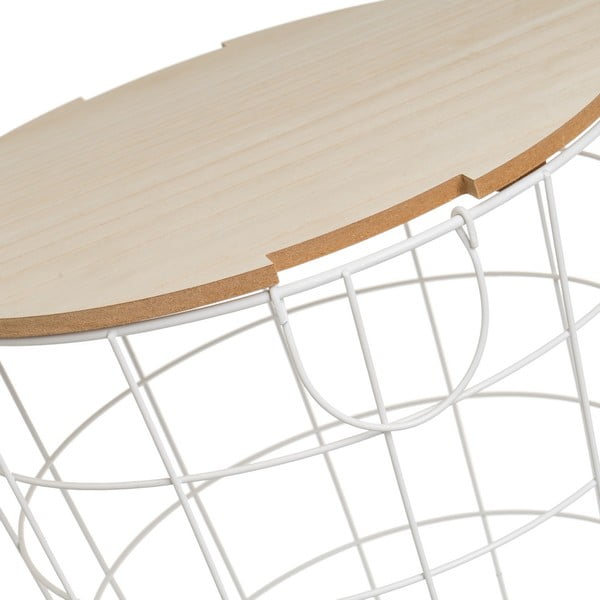 Apvalios formos šoniniai stalai 3 vnt. 39x39 cm – Casa Selección-image-2