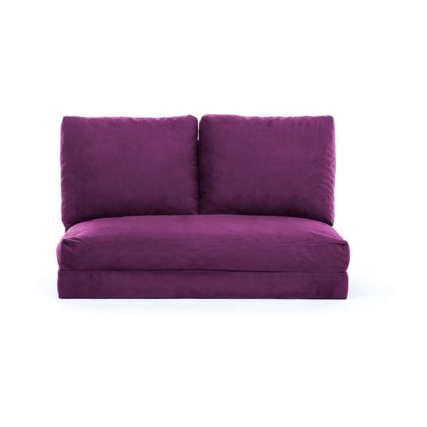 Sulankstoma sofa violetinės spalvos 120 cm Taida – Balcab Home