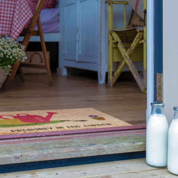 Iš kokoso pluošto grindų kilimėlis 40x60 cm Probably in the Garden – Artsy Doormats-image-4