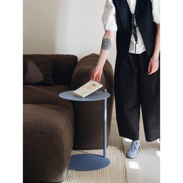 Iš plieno apvalios formos šoninis stalas 41x40 cm Ande – noo.ma-image-3