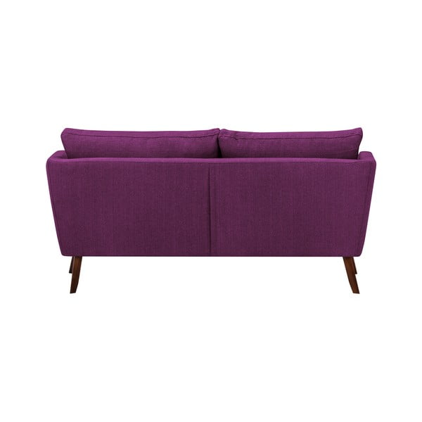 Violetinė trijų vietų sofa "Mazzini Sofas Elena", su šezlongu kairiajame kampe-image-3