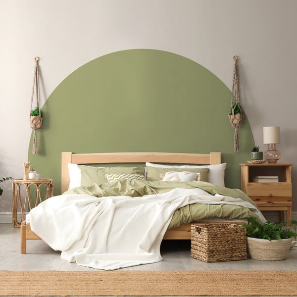 Sienos lipdukas 165x140 cm Olive Green - Ambiance