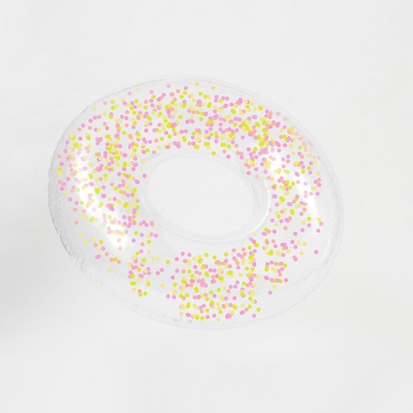 Pripučiamas ratas Sunnylife Confetti, ø 110 cm