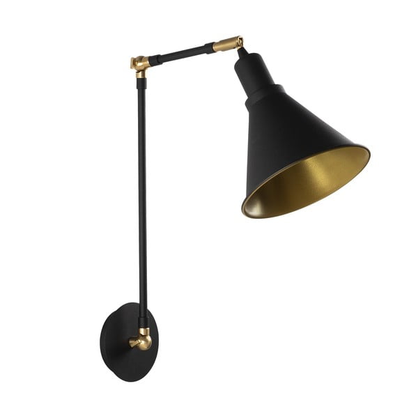 Sieninė lempa juodos spalvos Berceste – Opviq lights