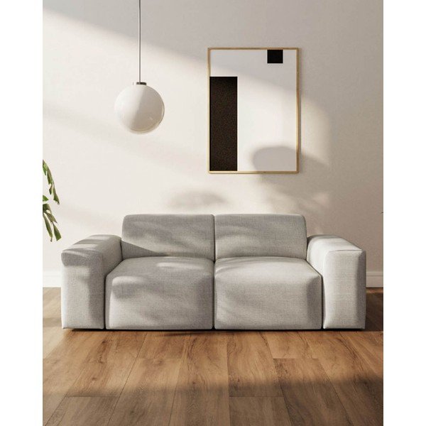 Sofa smėlio spalvos 205 cm Fluvio – MESONICA-image-3