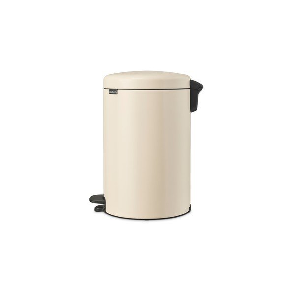 Smėlio spalvos iš plieno šiukšliadėžė su pedalu 20 l NewIcon – Brabantia-image-4