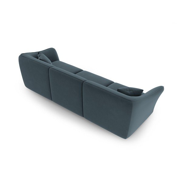 Iš velveto sofa mėlynos spalvos 292 cm Tokyo – Cosmopolitan Design-image-3
