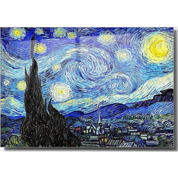 Paveikslas ant stiklo 70x50 cm Vincent van Gogh - Wallity