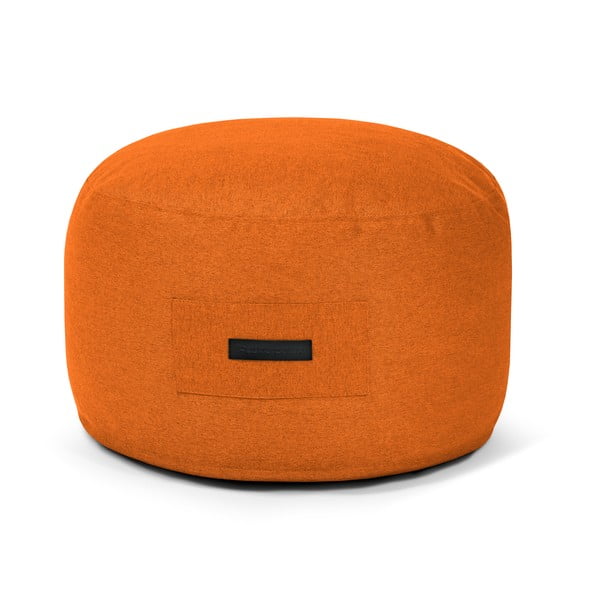 Oranžinės spalvos pufas Om 60 – SLOWDOWN