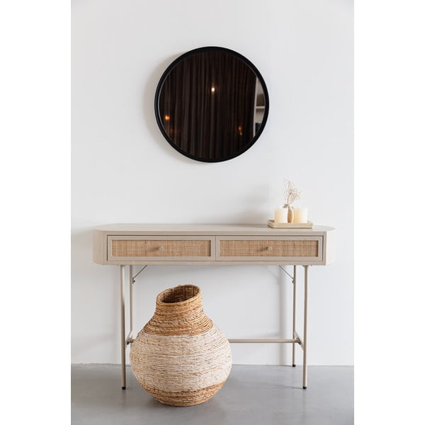 Konsolinis staliukas smėlio spalvos 40x120 cm Amaya – White Label-image-1