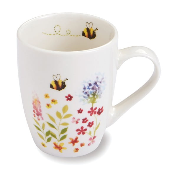 Porcelianinis puodelis Cooksmart ® Bee Happy, 350 ml