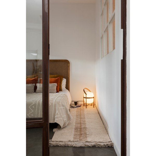 Iš medvilnės kilimas raudonos plytų spalvos/smėlio spalvos 80x230 cm Duetto Toffee – Lorena Canals-image-4