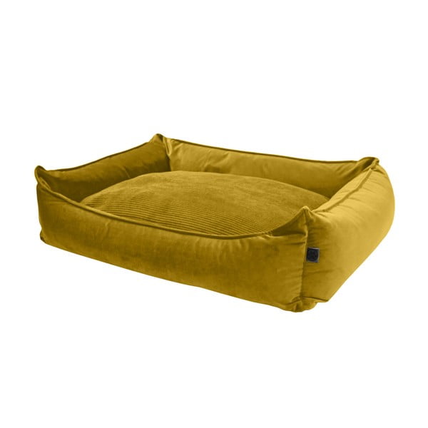 Geltonos spalvos šuns lova Ego Dekor Cocoon, 90 x 70 cm