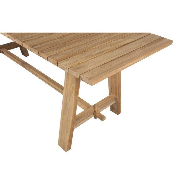 Lauko valgomojo stalas iš tikmedžio medienos WOOOOD Morten, 220 x 75 cm-image-4
