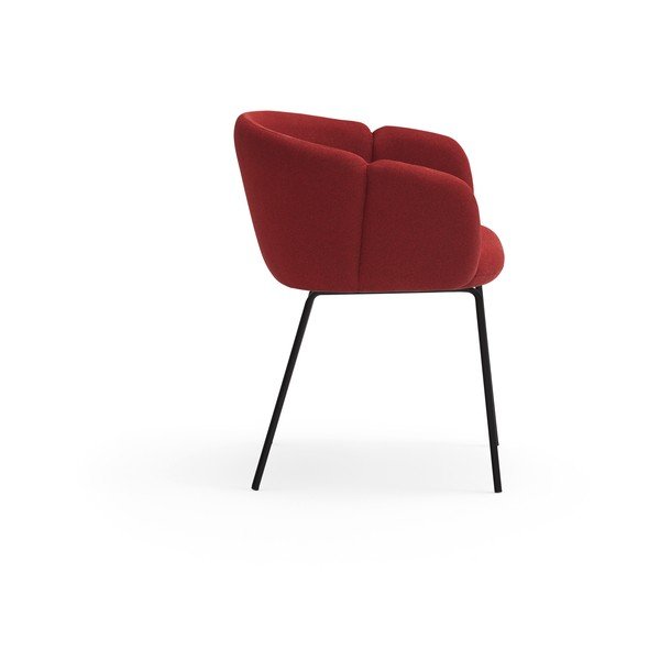 Bordo spalvos iš audinio valgomojo kėdė Add – Teulat-image-2