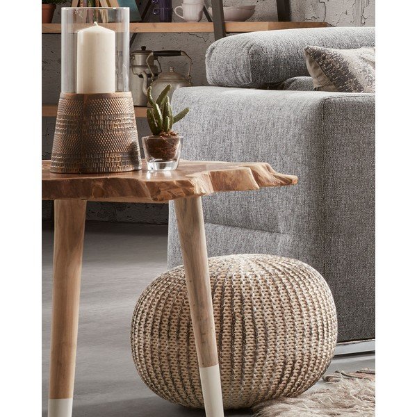 Pilkas pufas Kave Home Shore-image-1