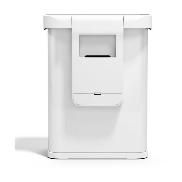 Matinės baltos spalvos iš plieno bekontaktė šiukšliadėžė 58 l Sensor – simplehuman-image-3