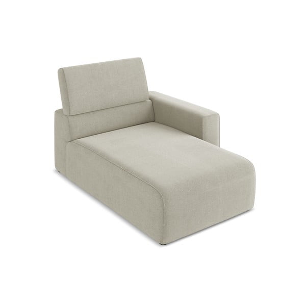Smėlio spalvos modulinė sofos dalis (su dešiniuoju kampu) Kalea – Makamii-image-1