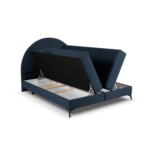 Tamsiai mėlyna lova su dėže 180x200 cm Sunset - Cosmopolitan Design-image-4