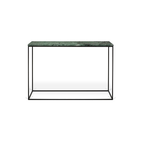 TemaHome "Gleam" konsolinis staliukas su žalio marmuro viršumi