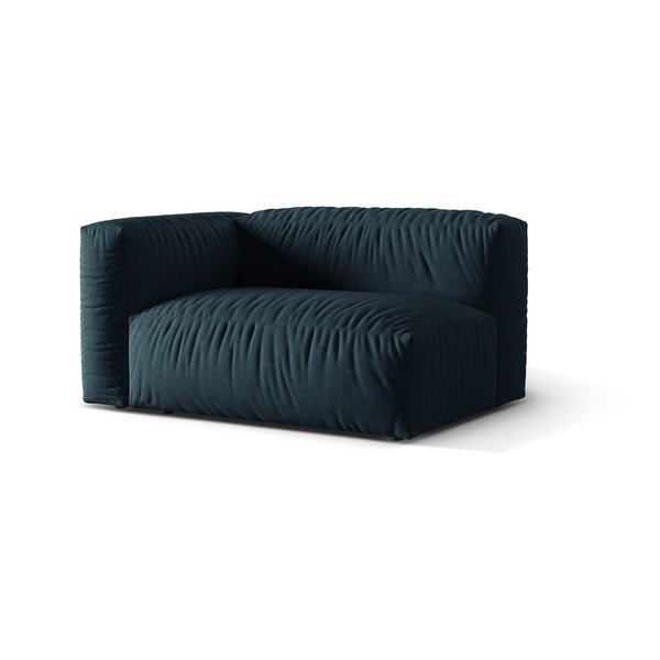 Modulinė sofos dalis tamsiai mėlynos spalvos (su kairiuoju kampu) Martina – Micadoni Home-image-2