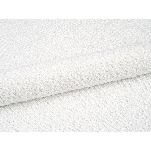 Baltos spalvos kampinė sofa iš boucle („U“ formos) Molino – Micadoni -image-3