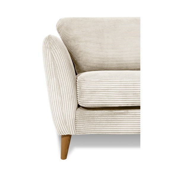 Iš kordinio velveto sofa baltos spalvos 170 cm Paris – Scandic-image-4