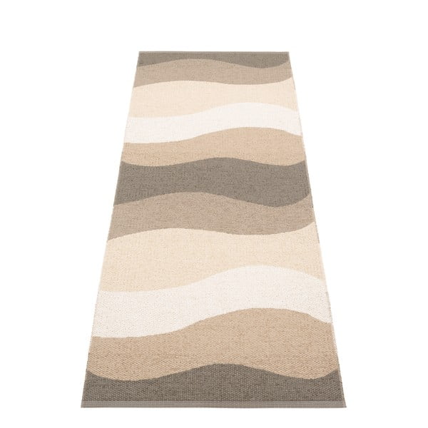 Rudos spalvos/smėlio spalvos lauko kilimas 70x200 cm Urvi Earth – Pappelina